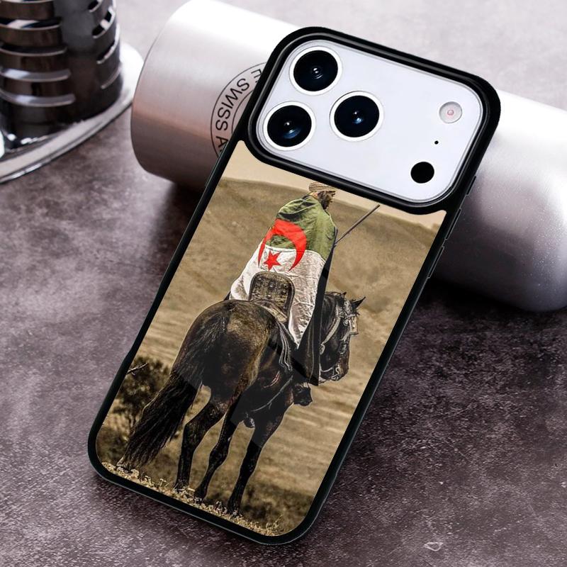 Algeria Flag Phone Case For iPhone 17 16 15 14 13 12 11 Pro Max Plus 17Air Soft Silicone Cover