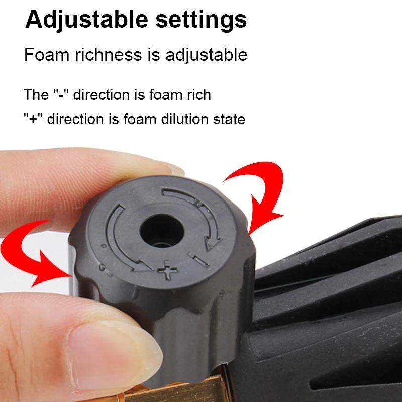 Manufacturer High-Pressure Foam Spray Can With Adjustable Big Mouth PA Cleaning Gun Car Washer Professional Foam Bottle