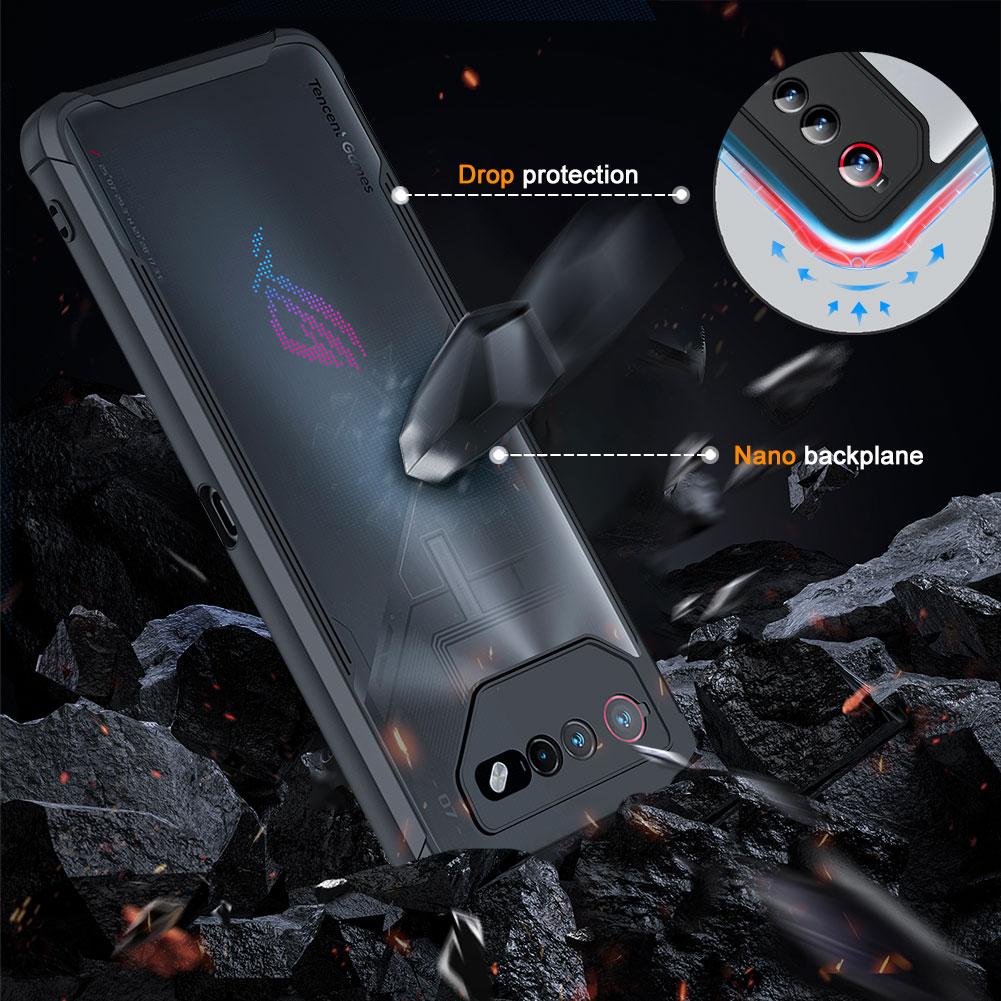 Ultra Slim TPU Case for ROG Phone 6D Ultimate/7, Shockproof Lightweight Cover with Full Protection