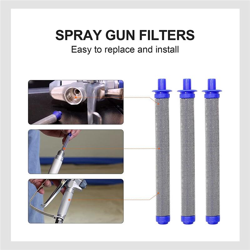 AD23-20 Pack 288749 Filter Repair Tools Compatible With 60 Mesh Airless Spray Filter Spray Models For SG10, SG20, SG Pro