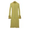 TODAYFUL Long Sleeve Knit Long Dress F Yellow Women Used