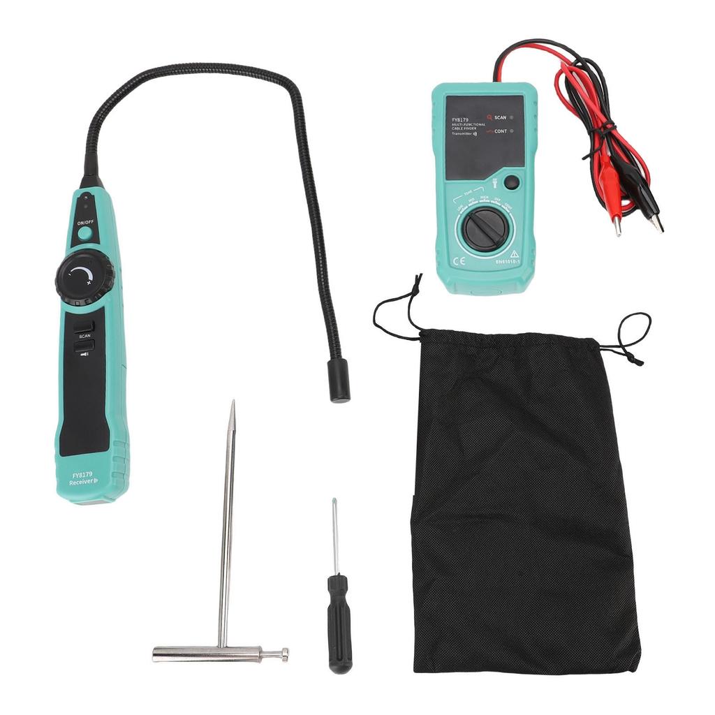 Underground Cable Locator Anti Interference Multifunctional Cable Finder Wire Detector for Electrician