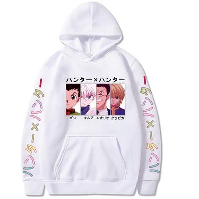 Anime Hunter X Hunter Hoodies Men Women Killua Zoldyck Kawaii Manga Hip Hop Harajuku Fashion Sweatshirt Streetwear Clothes