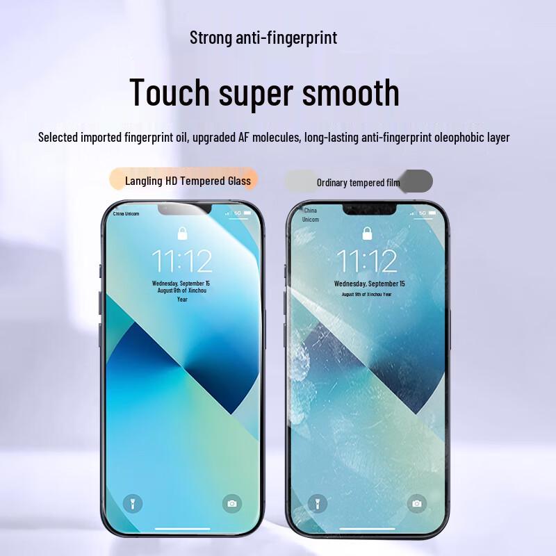 Langling HD Panzerglas-Displayschutz mit einfachem Installationsset