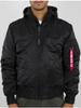 Winter Jacket Alpha Industries MA-1 ZH Back Print (128113) Black/reflective