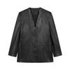 JNBY 2024 Autumn Women's Loose Faux Leather Jacket