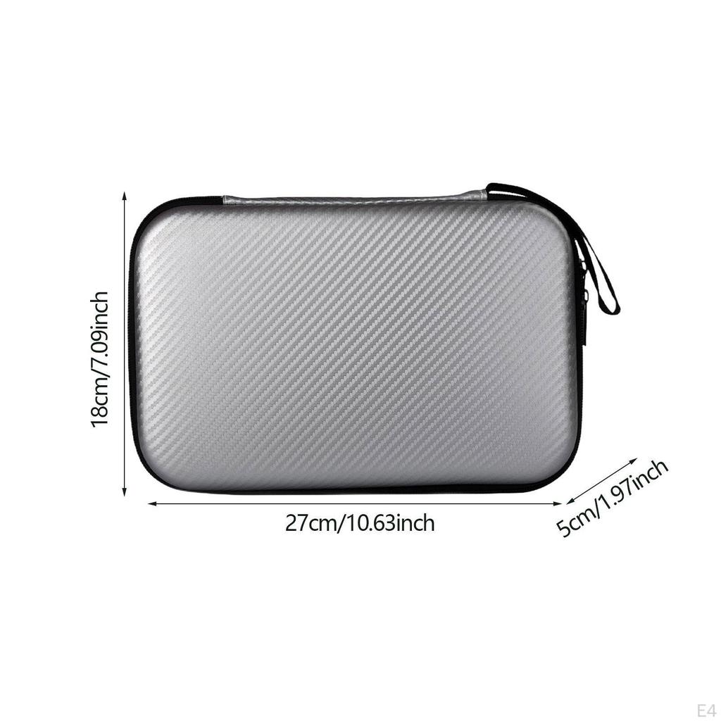 Hartschalen-Tischtennisschlägerhülle Schlägerschutzhülle Halter Reise Tragbar für 2 Schläger Tisch