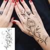 1 Vel Feniks Zonnebloem Maanbloem Tijdelijke Tatoeages Voor Vrouwen Handen, Nep Tatoeage Stickers Langdurig Realistische Tatoeages