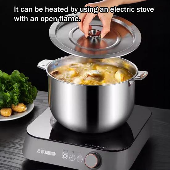 Edelstahl Ölbehälter mit Deckel & Sieb Robuster Küchenschmalztopf zur Aufbewahrung von Frittierfett Filterung Rostfrei Spülmaschinenfest