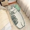 Machine Washable Imitation Cashmere Carpet Anti-slip Floor Mat Decorative Rug  Living Room