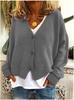 2023 Autumn/Winter Women's Casual Loose Knit Cardigan Sweater