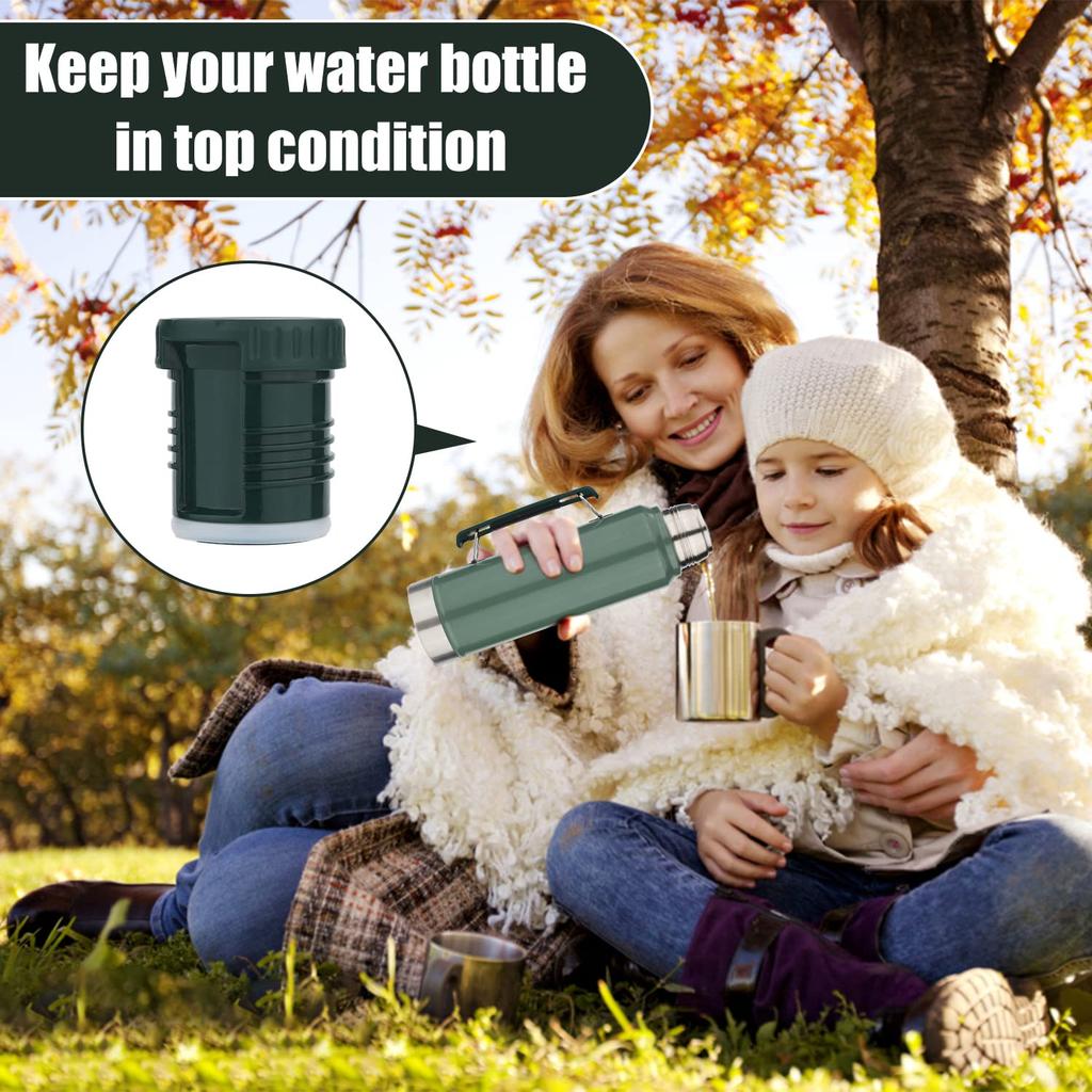 4pcs Replacement Gaskets for Stanley Cup, Silicone Seal Ring for Thermos Lid Compatible With Stanley Classic 20 oz 1.0 QT 1.5 QT 2 QT 2.5 QT Vacuum