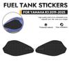Motorcycle Sticker 3-in-1 Silicone Tank Pad: Grip, Protect, Decorate for YAMAHA R3 2019-2025 Silicone Anti-slip Fuel Tank Pad