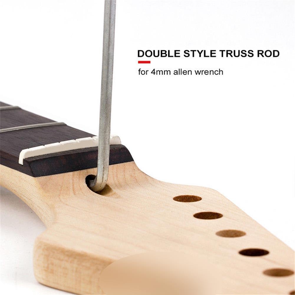 RuiJOTWAT 22 Fret Electric Guitar Neck Maple Rosewood Fretboard for Fender Stratocaster