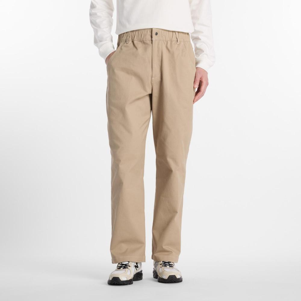 New Balance M O.h Signature Прямые брюки из тканого твила Mb61a7lnSot Sot S