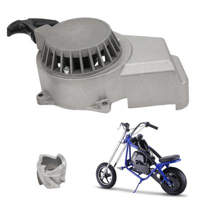 Startér s lankem Start s jádrem z hliníkové slitiny Vhodný pro 2taktní 47cc 49cc kapesní motorku Mini motorku Dirt bike