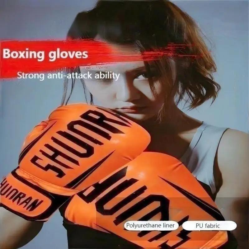 Professional Adult Boxing Gloves Adult Pro Boxing Gloves Sanda Muay Thai Sparring Sandbag Training Gloves Free Combat Fight Gear