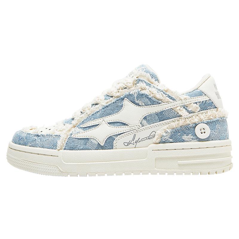Zapatillas Casuales Unisex de Tela para Tabla con Lavado de Moda Estilo Coreano Transpirables