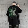 Vintage T-shirt Short Sleeve Men's Summer Design Sense Vibe Print Oversize Half Sleeve T-shirt