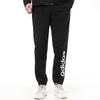 Adidas Letter Logo Woven Long Knit Sports Pants Men Bottoms Black GP4871