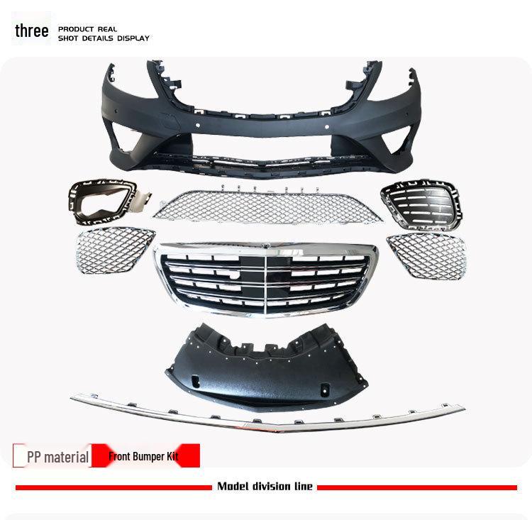 Mercedes W222 S-Class 14-17 AMG S65 Pre-Facelift Wide Body Kit: Front Bumper, Rear Bumper, Side Skirts