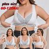 Front-closure Sexy Bra Plus Size Underwear Wire-free Vest Style XL-4XL