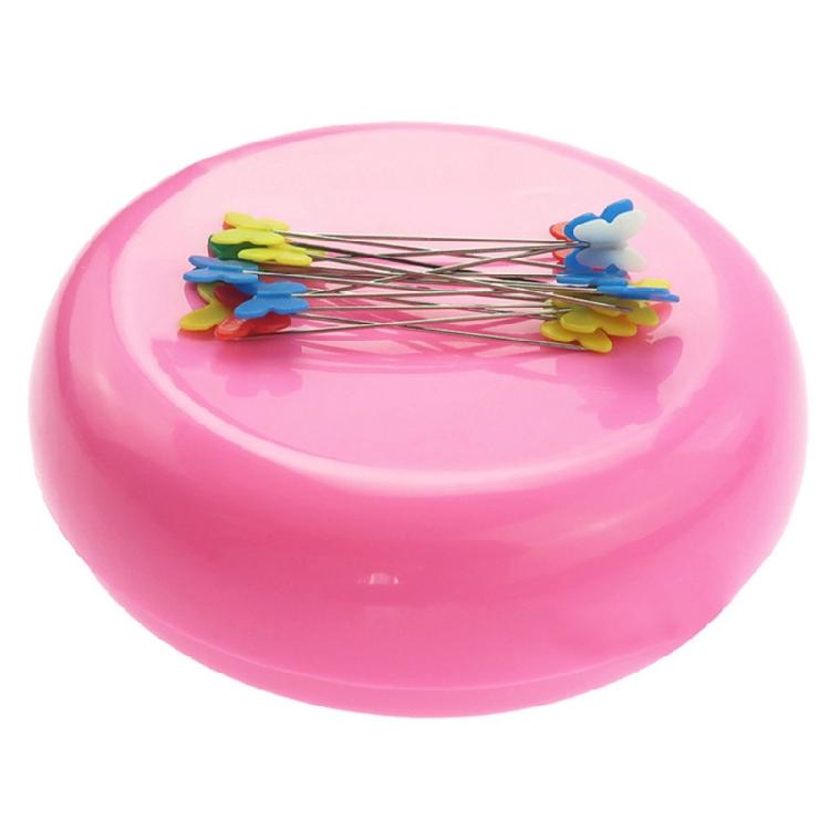 

Round Magnetic Pin Cushion Useful Sewing Tools Great Gift for Mother Grandmother 1 рожевий