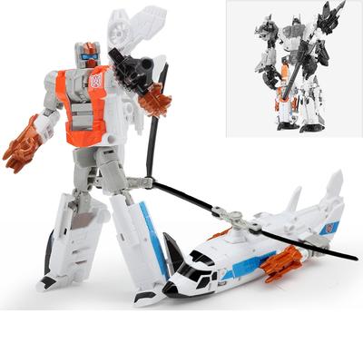 Haizhixing 5 i 1 Ny Transformeringsrobot Leksaker G1 Anime Cool Actionfigur Flygplansmodell Barn Pojke Present I Lager C103