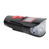 Mountain Bike Computer with Headlight USB Rechargeable Bike Speedometer with Head Light