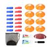 Flag Football Set 14 Personen Gruppe Getrennt Haltbares PVC Flag Football Gürtel Set für Outdoor Sport Flag Football Kit