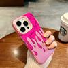 Trendige Handyhülle mit Wassertropfenmuster für iPhone 17E Air 17 16e 16 14 Pro Max 13 12 11 15 Plus Schutzhülle mit harter Rückseite Ins Cover