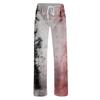 Women’s Drawstring Halloween Printed Long Pants Loose Fit Elastic Waistband Casual Trousers for Daily Wear Outdoor Home