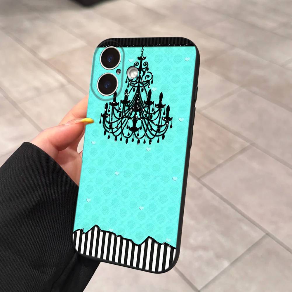 

T-tiffanyS Logo Phone Case For IPhone 17 16 14 15 13 12 11 Pro Max Plus Silicone Soft Cover iPhone 17 Pro