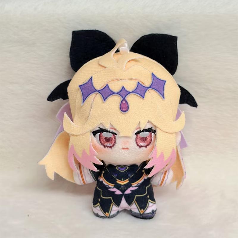 10cm Cute Star Detective Magical Girl Plush Keychain Soft Stuffed Animal Doll Kids Birthday Christmas Gift
