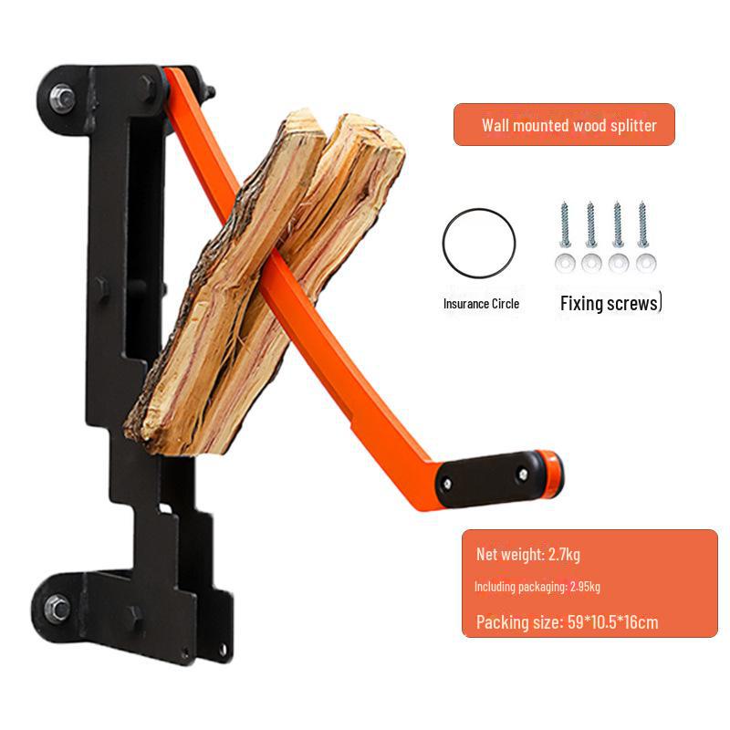 Outdoor Manual Firewood Splitter - Household Wood Splitting Tool