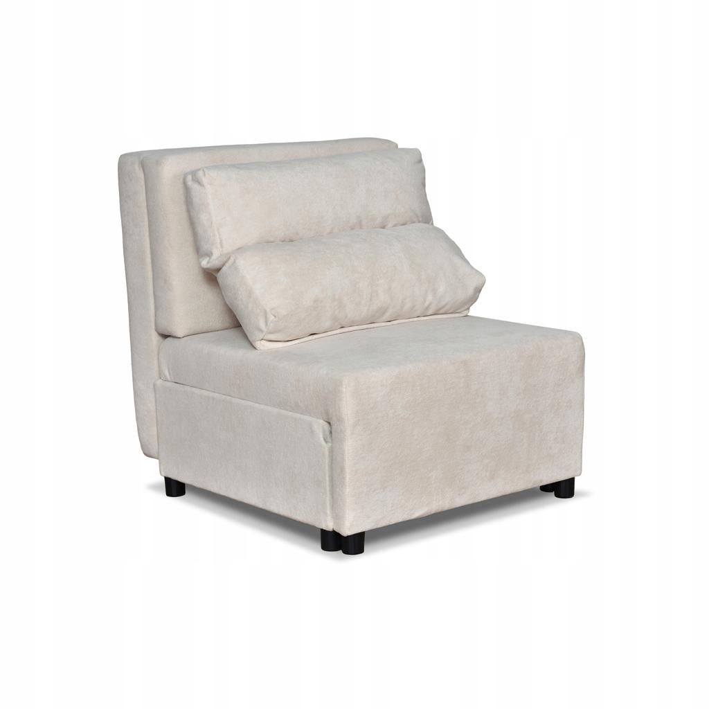 Fold-out Armchair for Sleeping KIMO Bedding Container Family Furniture Hunter Beige