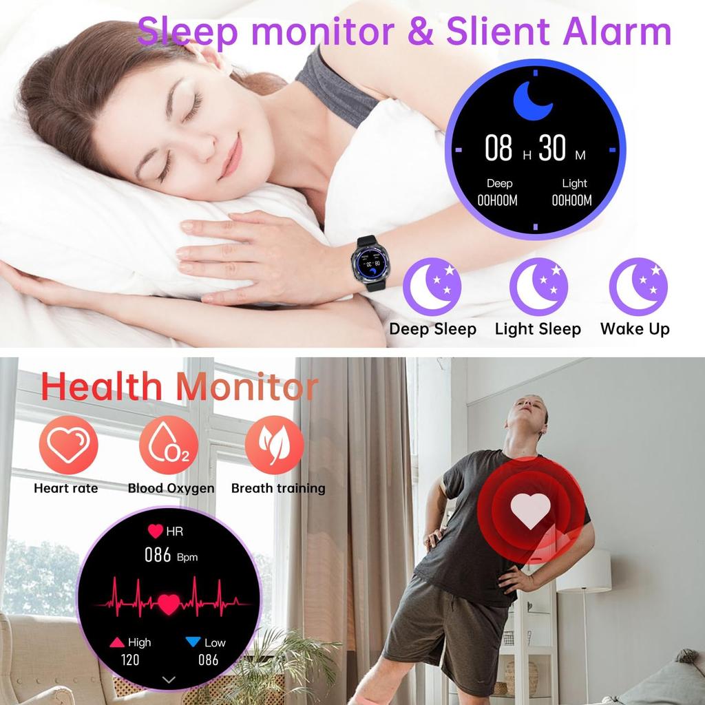 Chytré hodinky pro muže Fitness tracker: Bluetooth Make Answer Call Digitální pánské hodinky Vodotěsné Chytré hodinky pro běh pro telefony Android iPhone Samsung