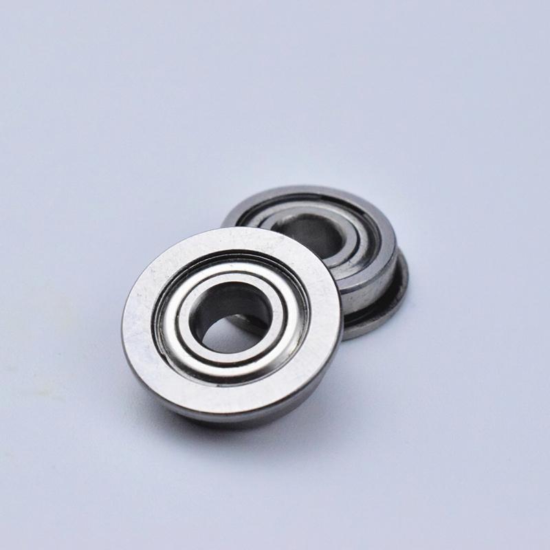 Flange Bearings  Chrome Steel Metal Sealed  F695ZZ  10pcs 5*13(15)*4mm