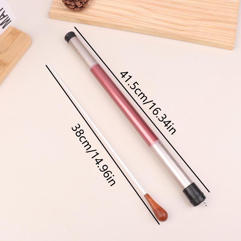 Orchestra Conducting Baton Durable Fiber Tube with Storage Stick for Musical Performance Portable and Lightweight