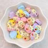 20Pcs New Cute Mini Cartoon Strawberry Milk Resin Flatback Ornament Jewelry Making Manicure Hairwear Accessorie