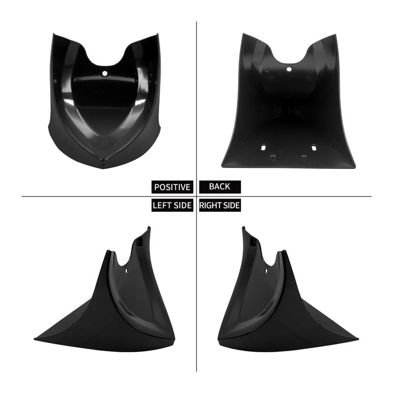Motorcycle Lower Chin Air Dam Fairing Front Spoiler Cover Black For Harley For Sportster 48 883 1200 For Forty Eight XL Iron