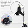 Feather Interactive Cat Toy Powerful Suction Cup Handfree Cat Stick Playing Kitten Playing Teaser Wand Toy Cat Wand Pet Supplies