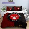 FC Midtjylland  Pattern Bedding Quilt Set  Home Decoration  Gift (1 * Duvet Cover + 2 * Pillowcase  Without Core)