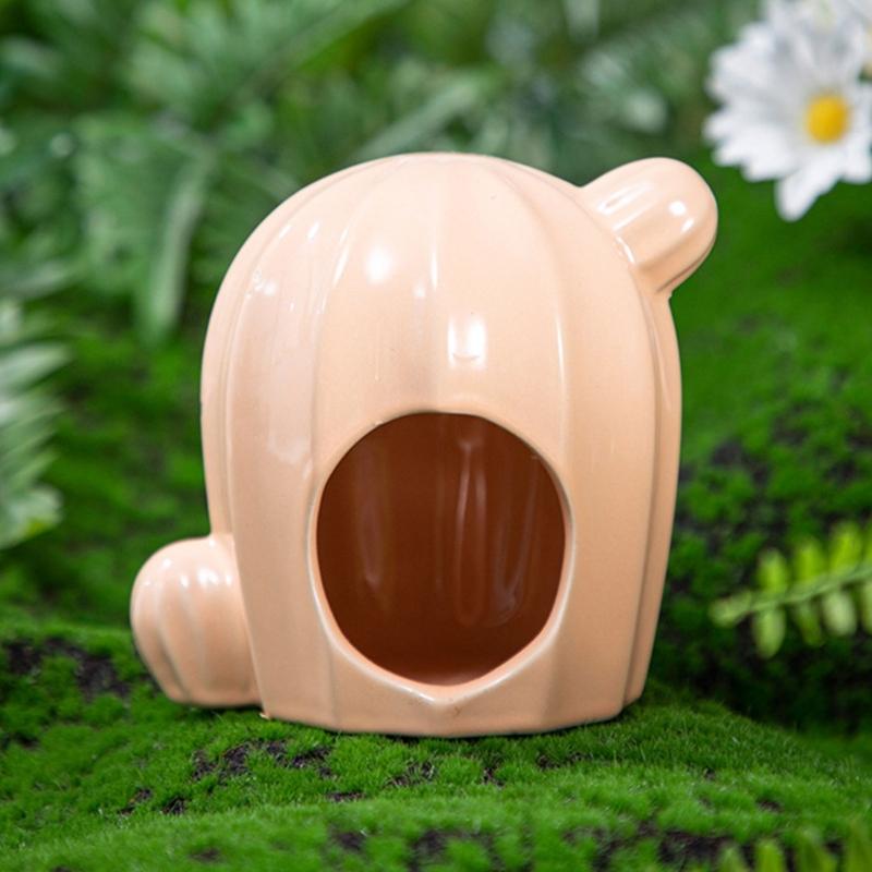 Hamster Cage Rodents Porcelain Nest Rabbit Bed House Supplies Guinea Pigs Ferret Nest Sleeping Cool Bed Small Pet Items