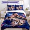 Set Lenzuola 3 Pezzi Stampato Jude Bellingham Traspirante Copripiumino con Federe Biancheria da Letto Decorativa per Camera da Letto Casa