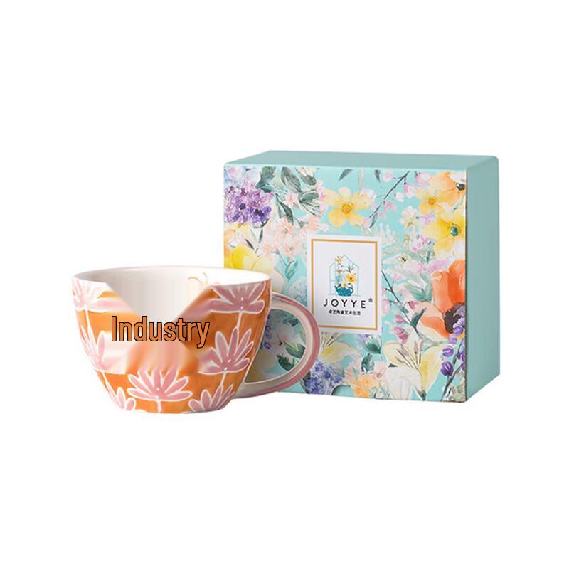JOYYE Hand-Painted Ceramic Coffee Mug