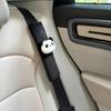2pc Car Seat Belt Shoulder Pad Creative Cute Panda Decoration Car Interior Seat Belt Shoulder Leak Proof Protective Cover