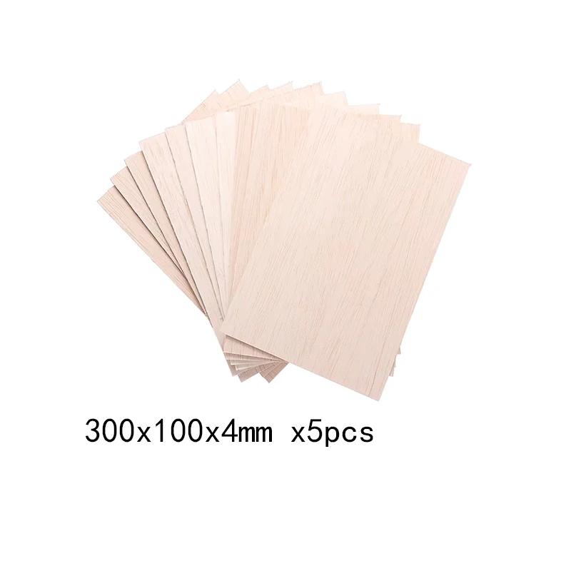 5-20 Stück Balsaholzplatten Furnier 100-300 mm Lang 1 mm/1,5 mm/2 mm/3 mm/4 mm/5 mm/6 mm/8 mm Dick Für Bastel-DIY-Projekt Holzmodellbau