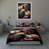 Colorful Floral Arrangement. Bedding Duvet Cover Sets Duvet Covers Pillowcases Gifts (1 * Duvet Cover 2 * Pillowcases, Without Duvet Insert)