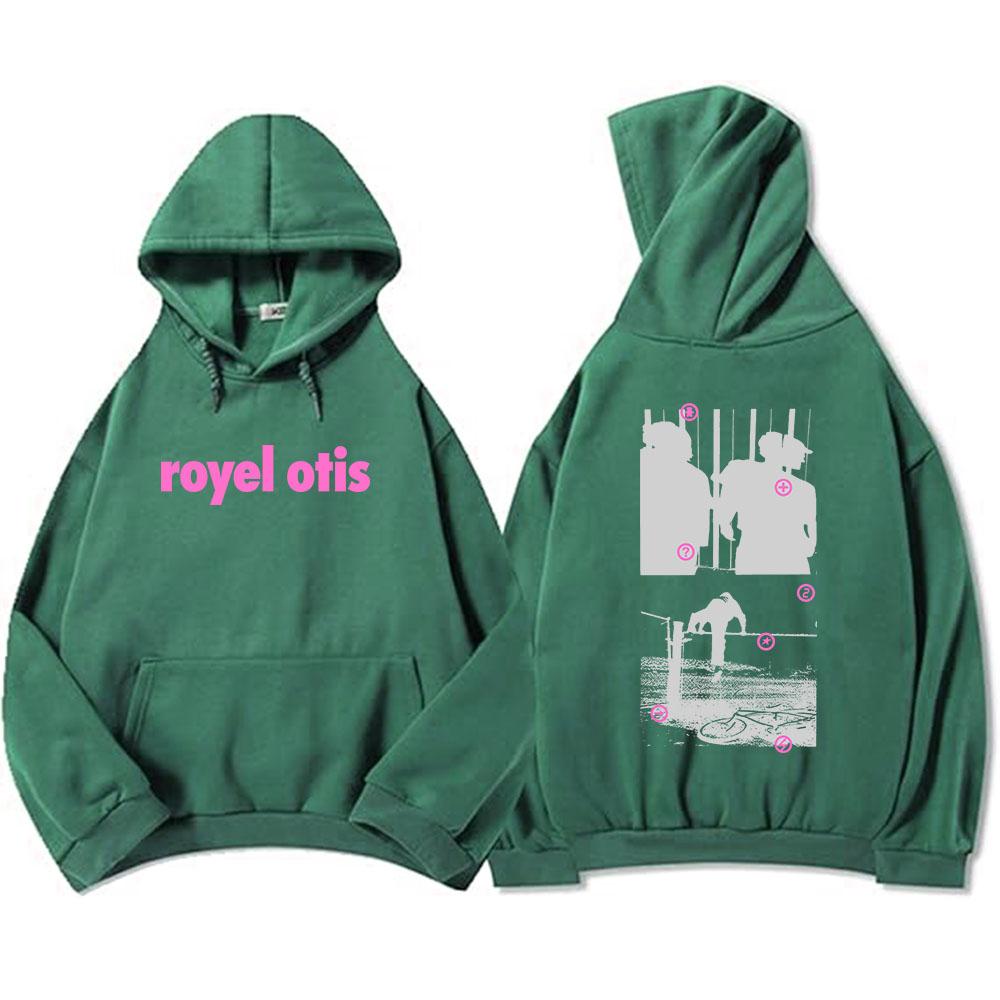 Royel Otis Hickey Hoodies Long Sleeve Autumn Male Sweatshirts Fashion Hooded Graphic Printing Pullovers Casual Fleece Men Hoodie